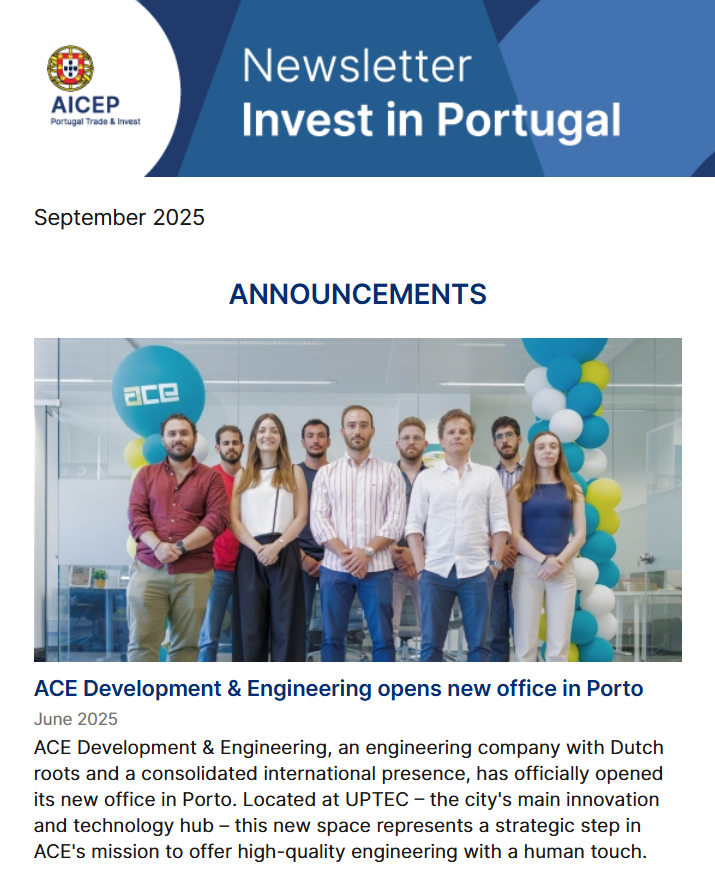 Newsletter Invest in Portugal