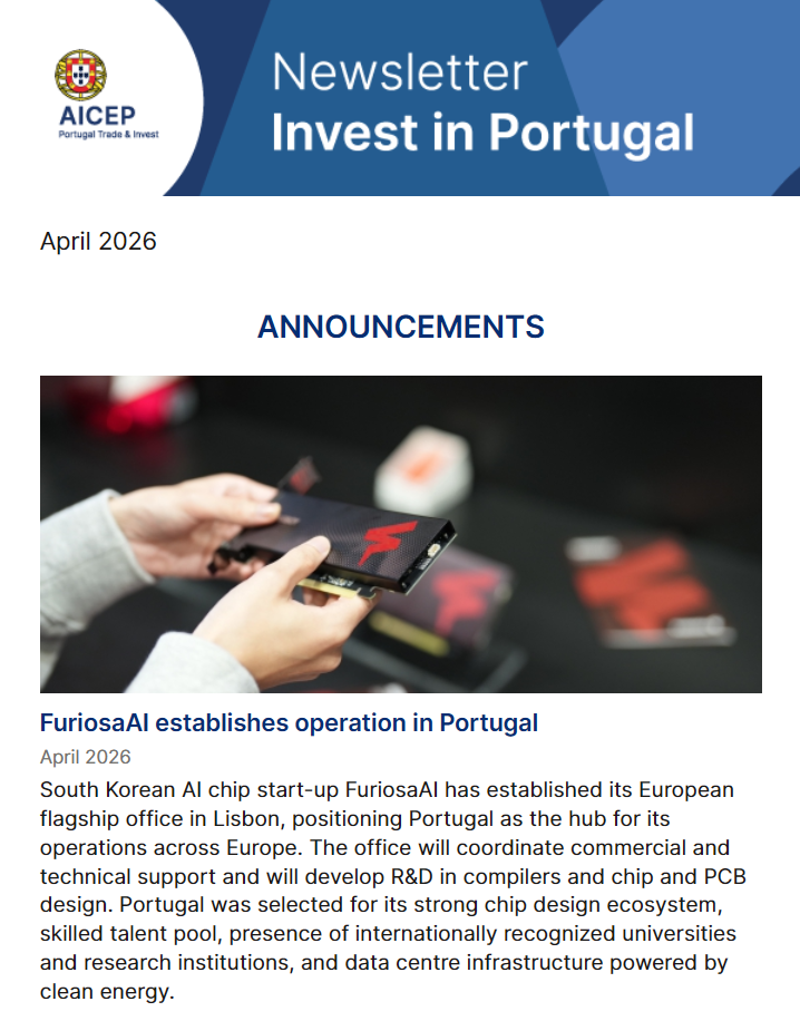 Newsletter Invest in Portugal