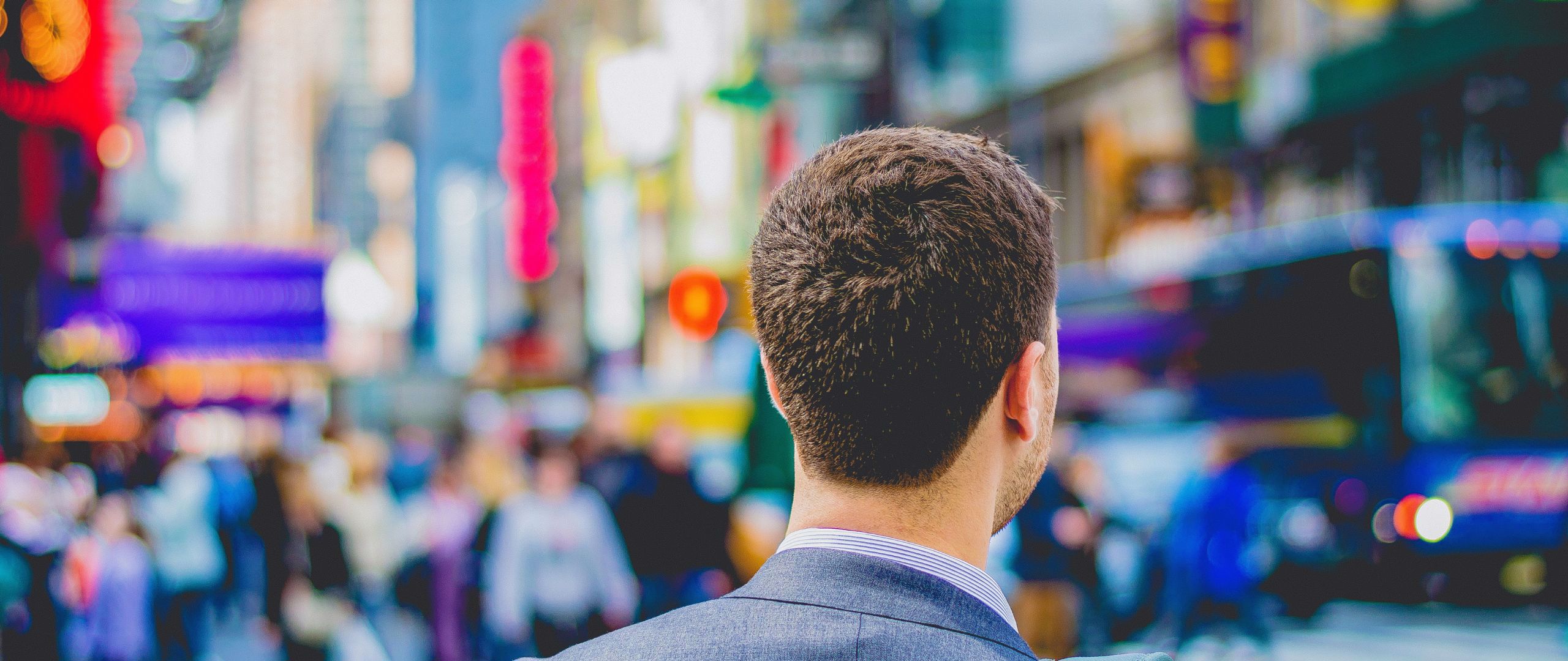 Homem negocios mercado internacional