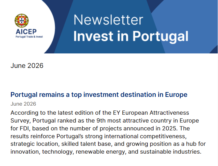 Newsletter Invest in Portugal