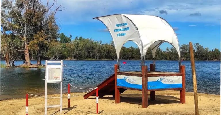 praia fluvial